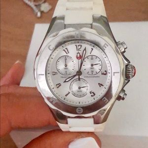 Authentic My Michele Tahitian White Jelly Watch